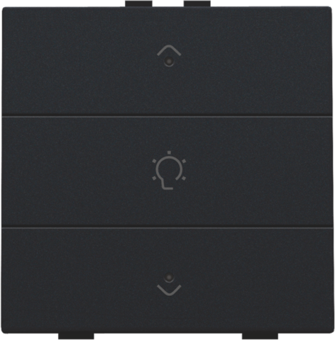 Enkelvoudige dimbediening voor Niko Home Control met leds, b