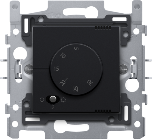 Elektronische thermostaat, black coated