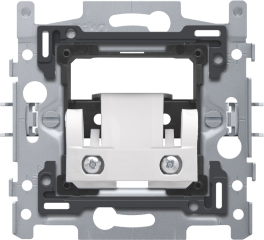 Blindplaat met trekontlasting, klauwbevestiging