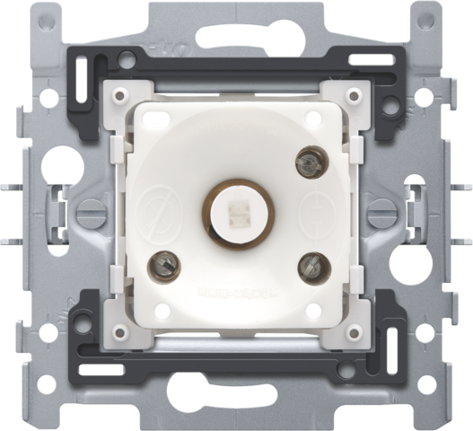 Sokkel voor drukknop N.O., 6 A , met amberkleurige led met E