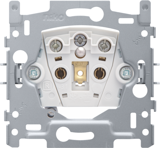 Sokkel voor stopcontact met spanningsaanduiding, penaarde, b