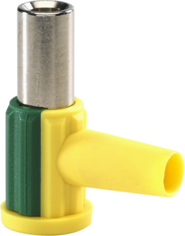 Haakse stekkerbus voor contactdoos met twee potentiaalvereff