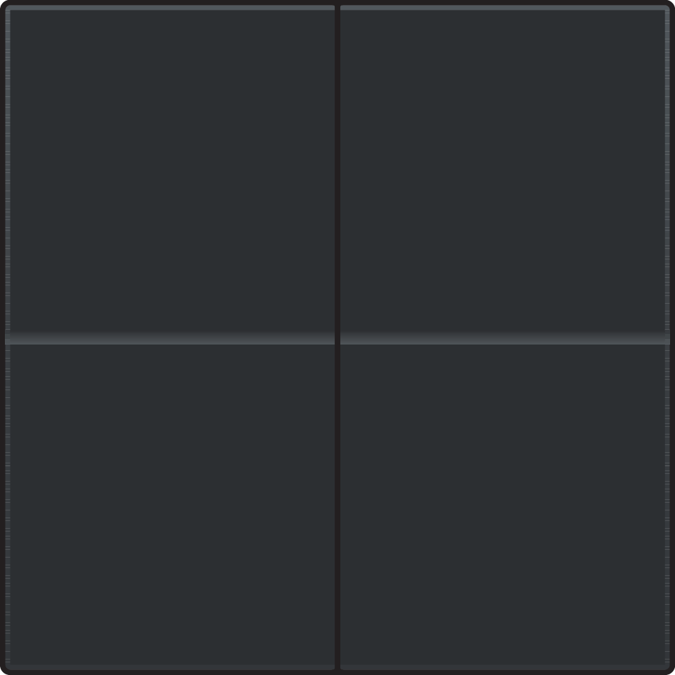 Niko 200-31008: Afwerkingsset voor viervoudige elektronische schakelaar of drukknop, piano black coated - Image 2