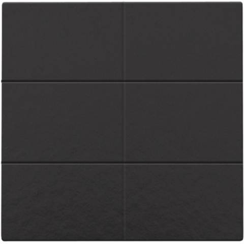 Zesvoudige drukknop voor Niko Home Control, piano black coat