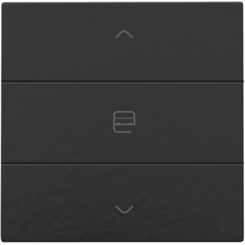 Enkelvoudige motorbediening voor Niko Home Control, piano bl