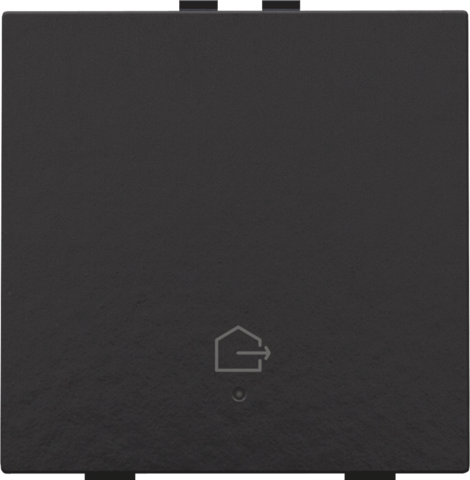 Enkelvoudige drukknop met led en comfortsensoren voor Niko H