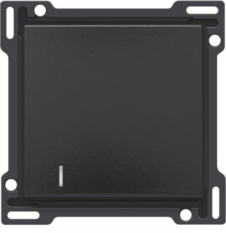 Afwerkingsset met lens voor enkelvoudige schakelaar of drukk