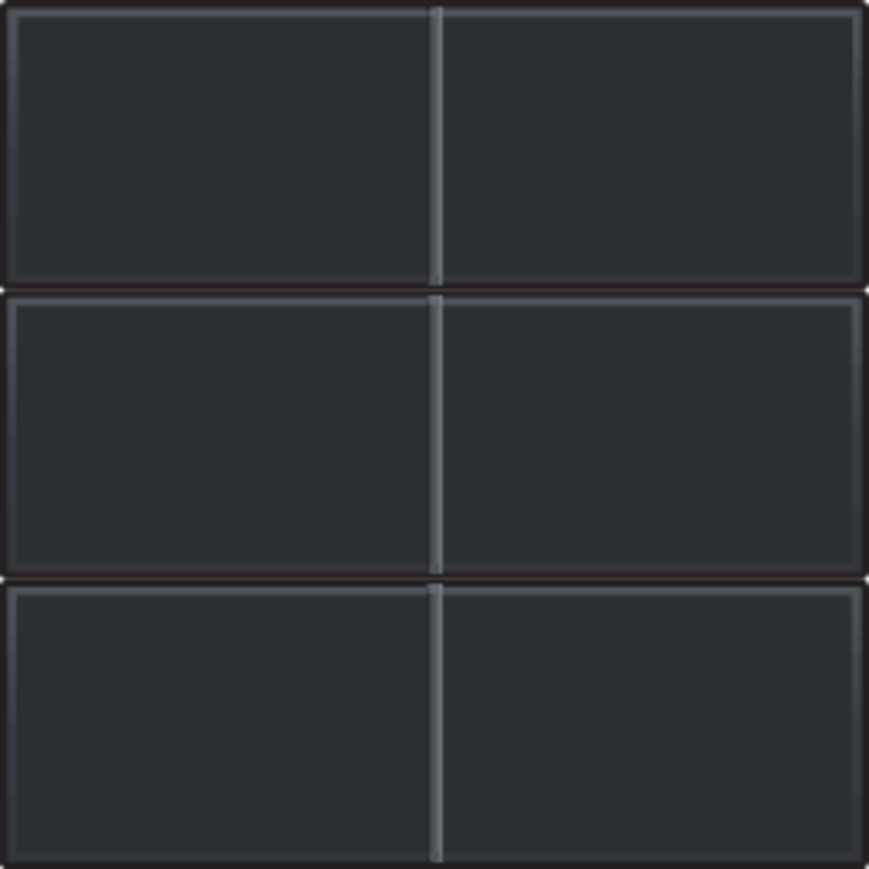 Niko 200-60050: Afwerkingsset voor 6-voudige potentiaalvrije drukknop 24 V, piano black coated - Image 2