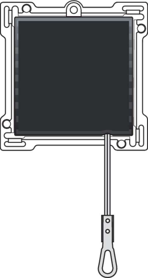 Niko 200-63606: Afwerkingsset voor trekschakelaar, piano black coated - Image 2