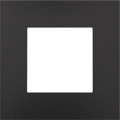 Enkelvoudige afdekplaat, Niko Pure Bakelite® piano black