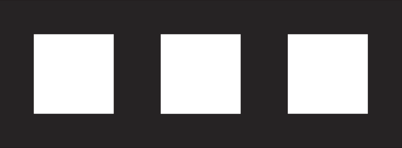 Niko 200-76700: Drievoudige afdekplaat, 71 mm centerafstand, Niko Pure Bakelite® piano black - Image 2