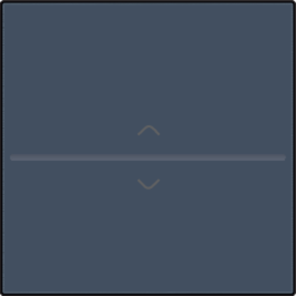 Niko 220-00004: Enkelvoudige toets met pijltjes 'op' en 'neer' voor draadloze schakelaar of drukknop met 2 bedieningsknoppen, blue grey coated - Image 2