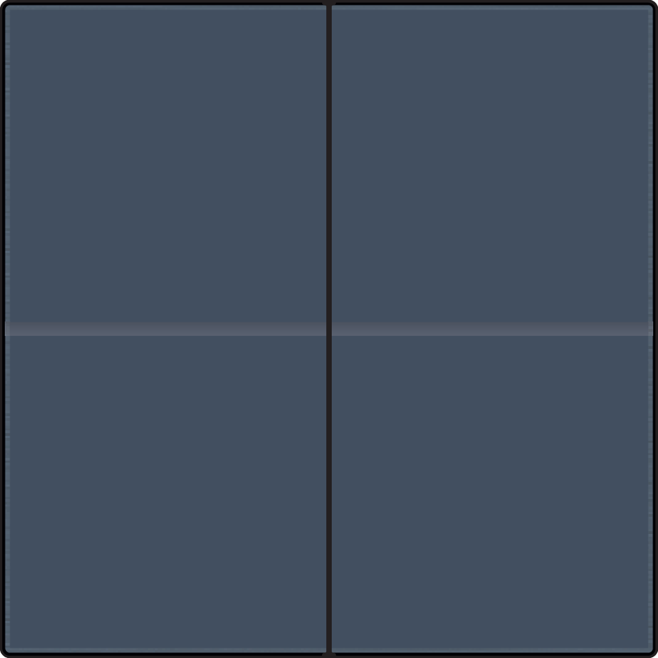 Niko 220-31008: Afwerkingsset voor viervoudige elektronische schakelaar of drukknop, blue grey coated - Image 2