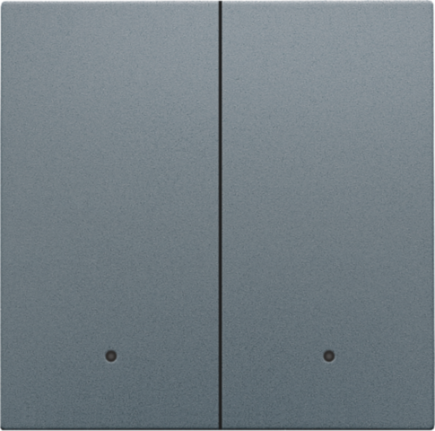 Afwerkingsset met lens voor dubbele elektronische schakelaar