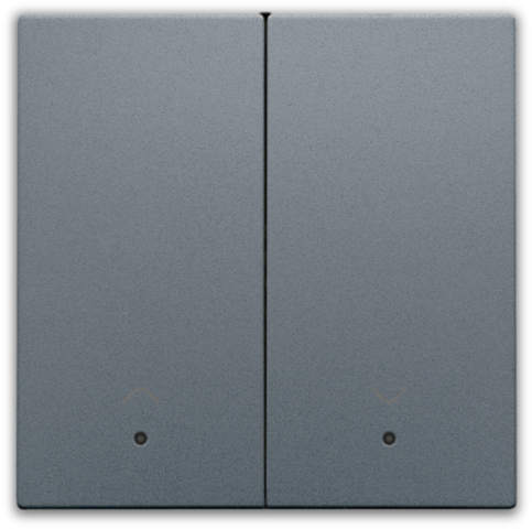 Afwerkingsset met lens voor dubbele elektronische rolluiksch