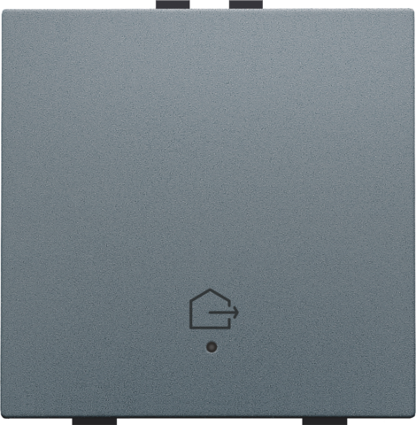 Enkelvoudige drukknop met led en comfortsensoren voor Niko H