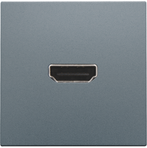 Afwerkingsset met HDMI-naar-HDMI-aansluiting, blue grey coat