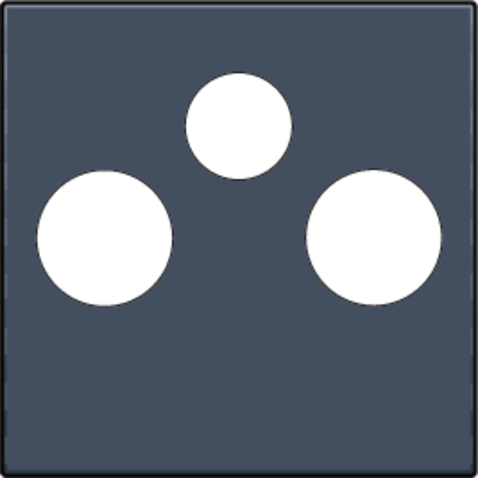 Niko 220-69551: Afwerkingsset voor 2 enkelvoudige coaxaansluitingen voor tv en FM en een satellietaansluiting, blue grey coated - Image 2