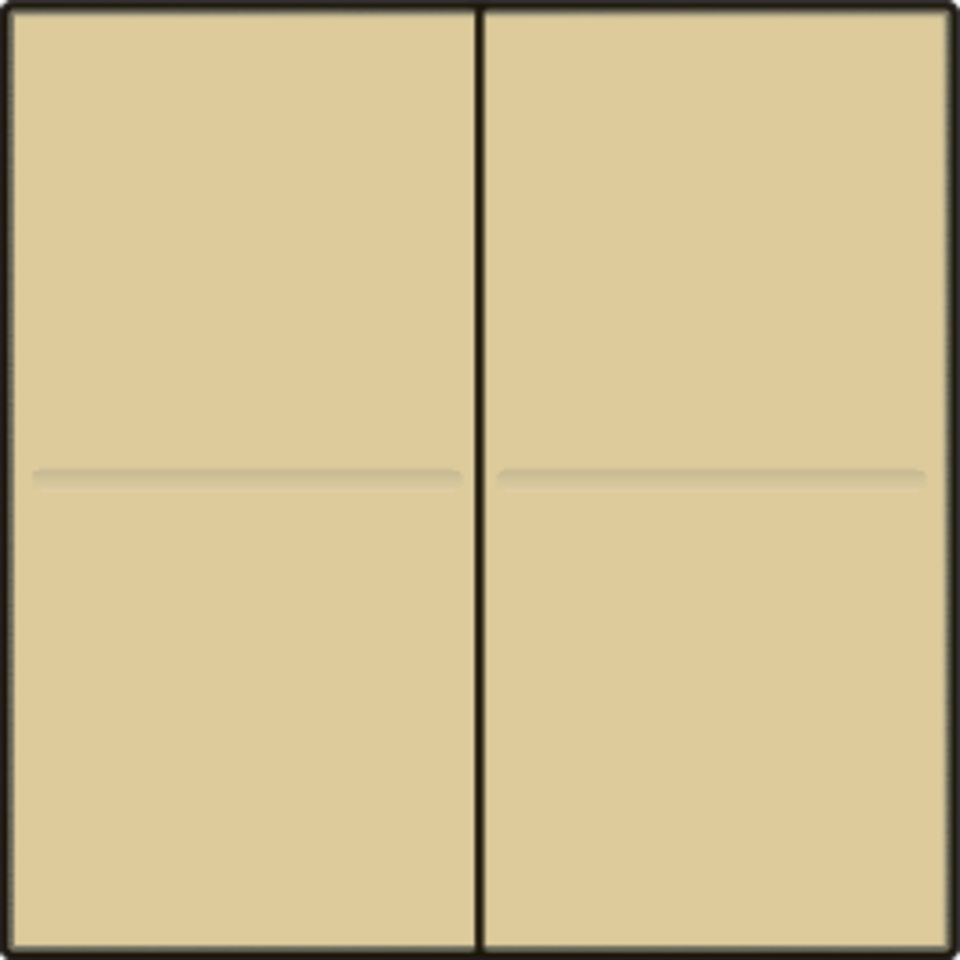 Niko 221-00007: Tweevoudige toets voor draadloze schakelaar of drukknop met 4 bedieningsknoppen, gold coated - Image 2