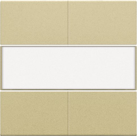 Afwerkingsset voor 4-voudige potentiaalvrije drukknop 24 V m