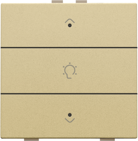 Enkelvoudige dimbediening voor Niko Home Control met leds, g