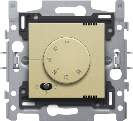 Elektronische thermostaat, gold coated