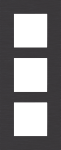 Drievoudige afdekplaat, 60 mm centerafstand, verticaal, Niko