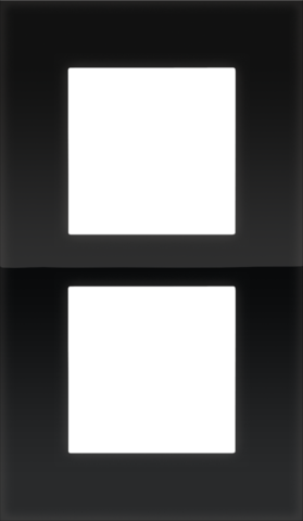 Tweevoudige afdekplaat, 60 mm centerafstand, verticaal, Niko