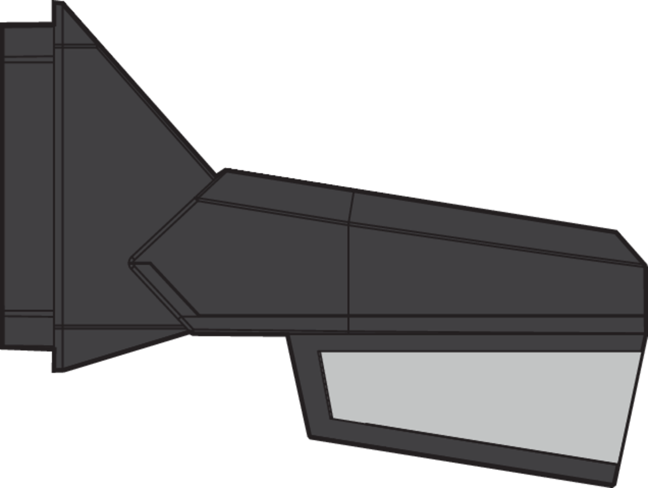 Niko 351-26562: Bewegingsmelder, 230 V, 16 m, 240°, IP54, voor opbouw, zwart - Image 2