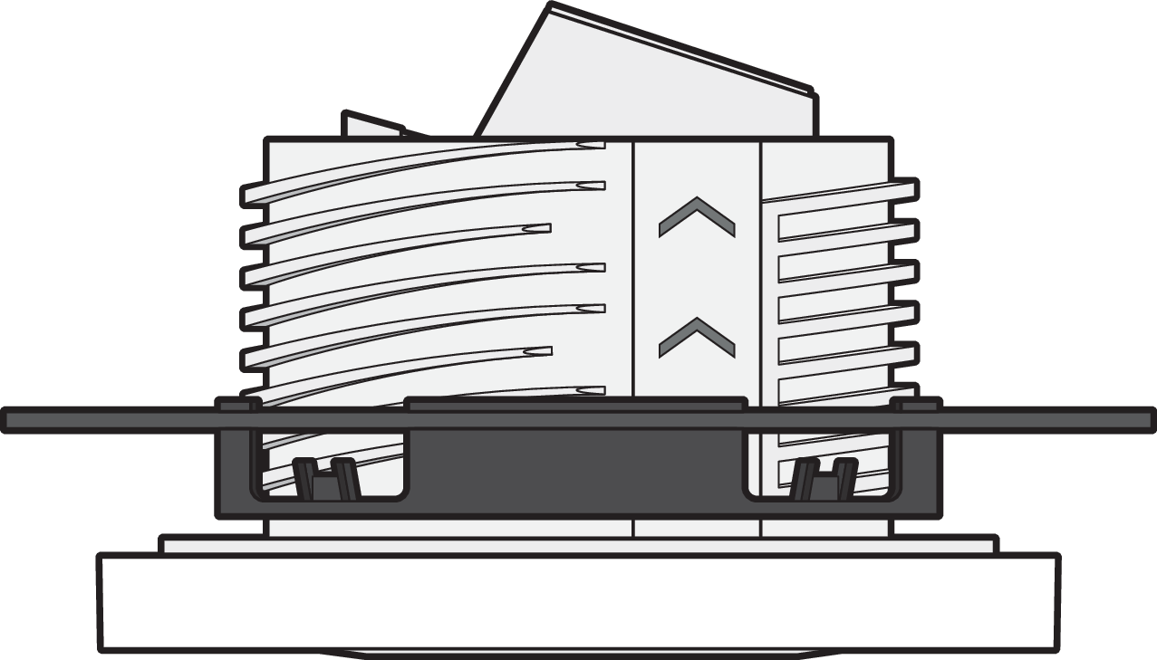 Niko 353-601121: Aanwezigheidsmelder P42MR, 230 V, master, 12-13 m, voor inbouw (SnapFit), wit - Image 2