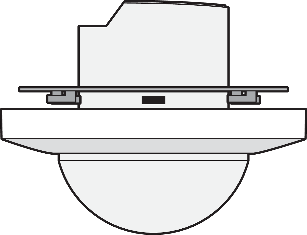 Niko 353-700021: Aanwezigheidsmelder P41LR, 230 V, secundair, 32-37 m, voor inbouwdoos, wit - Image 2