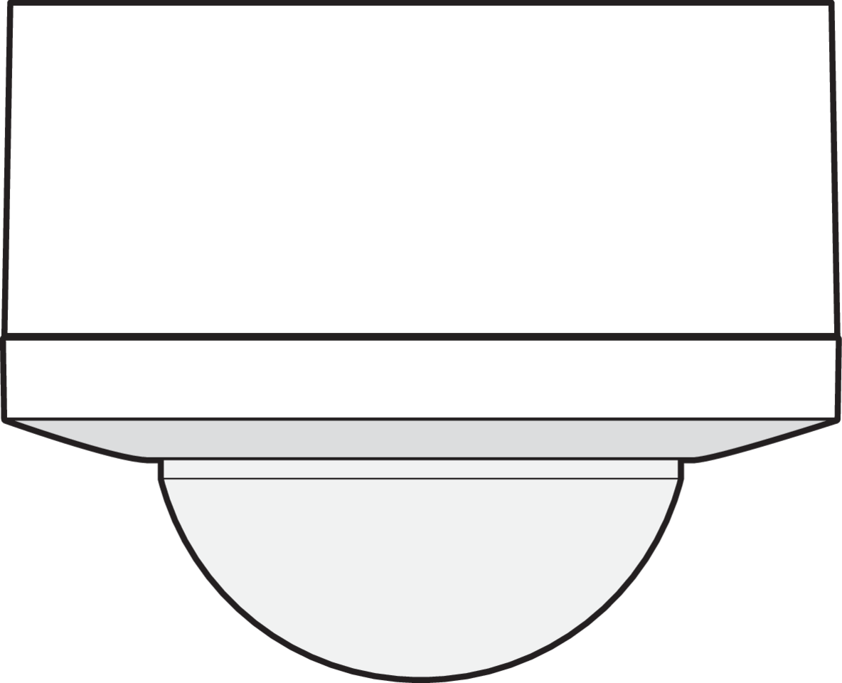 Niko 353-752021: Aanwezigheidsmelder P46LR, DALI-2, secundair - BMS, 32-37 m, IP54, voor opbouw, wit - Image 2