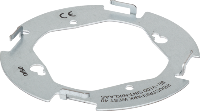 Niko 353-990989: Conversiering voor P4XLR- en M4XLR-melders in inbouwdoos