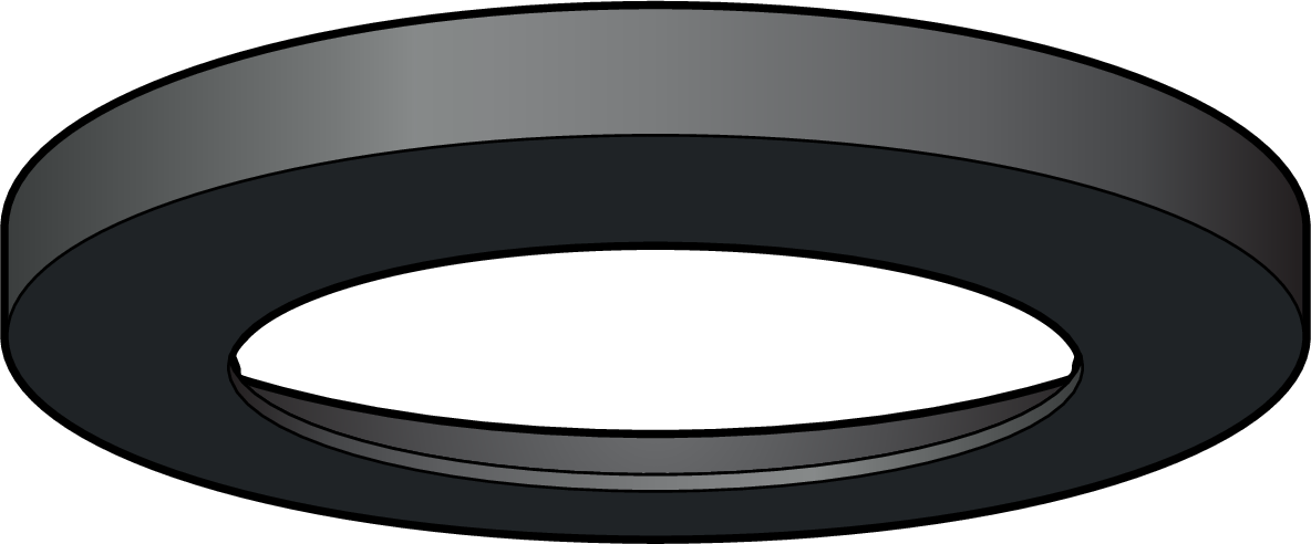 Niko 353-990992: Sierring voor P4XMR- en M4XMR-inbouwmelders, zwart - Image 2