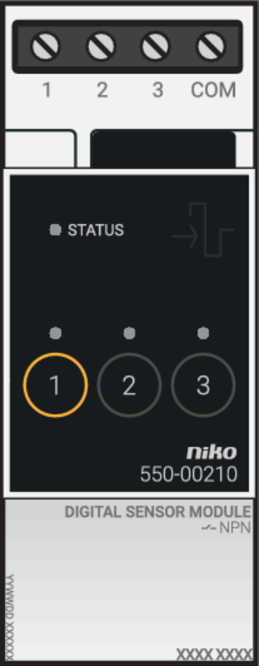 Niko 550-00210: Digitale potentiaalvrije sensormodule voor Niko Home Control - Image 2