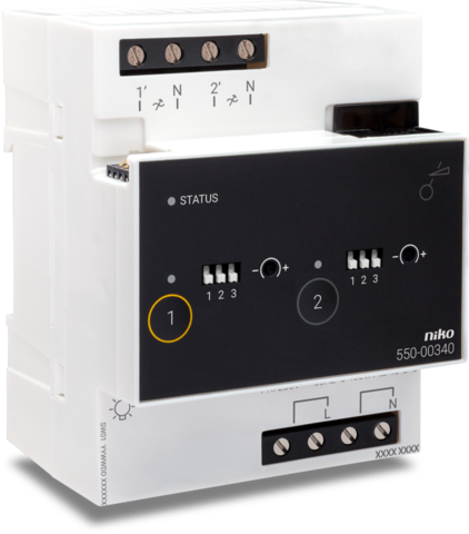 Universele dimmodule 2 x 400 W voor Niko Home Control