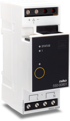Meetmodule elektriciteit voor Niko Home Control, 1 kanaal
