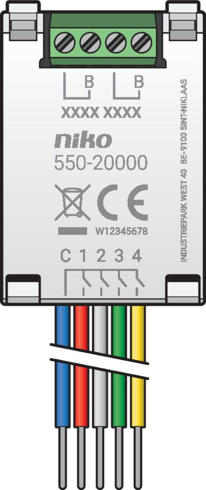 Niko 550-20000: Drukknopinterface - Image 2