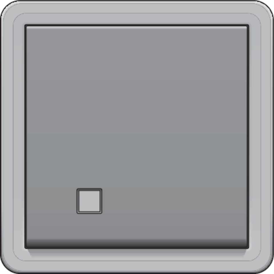 Niko 700-37600: Spuitwaterdichte wisselcontroleschakelaar 10 AX/250 Vac met transparant venster en met schroefklemmen, exclusief verlichtingselementen, grijs - Image 2