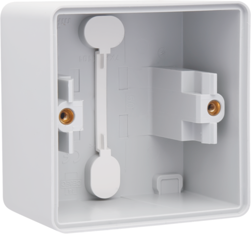 Spuitwaterdichte enkelvoudige opbouwdoos met twee enkelvoudi