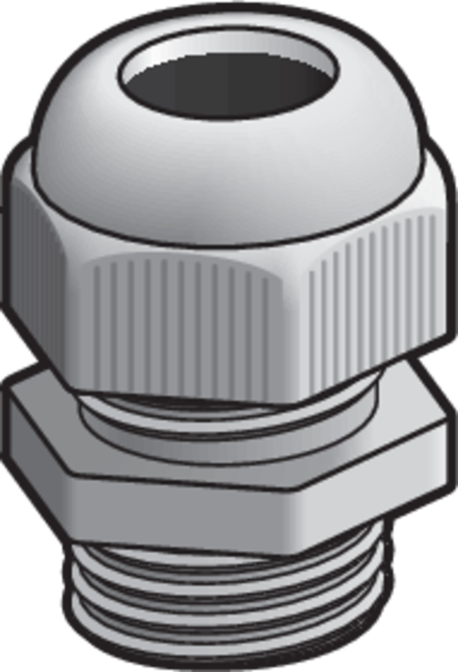 Niko 700-84001: Spuitwaterdichte M20-wartel, grey - Image 2