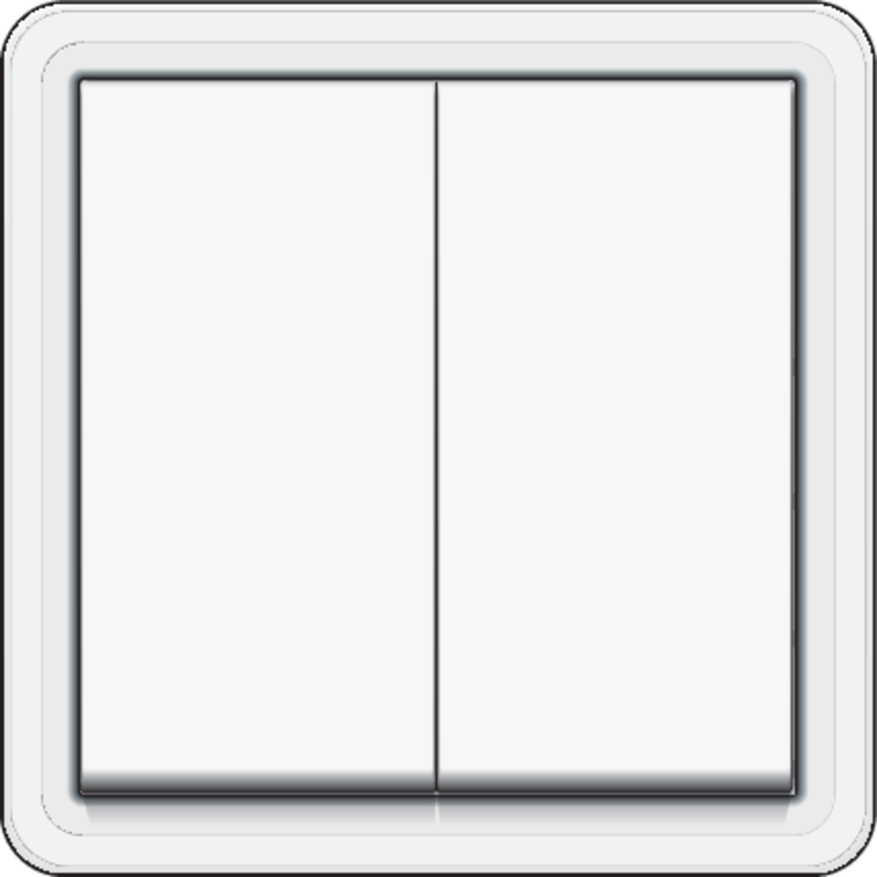 Niko 701-31505: Spuitwaterdichte serieschakelaar 10 AX/250 Vac met insteekklemmen, wit - Image 2