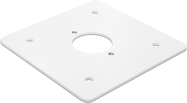 Poedergelakte grondplaat voor spuitwaterdichte tuinpaaltjes,