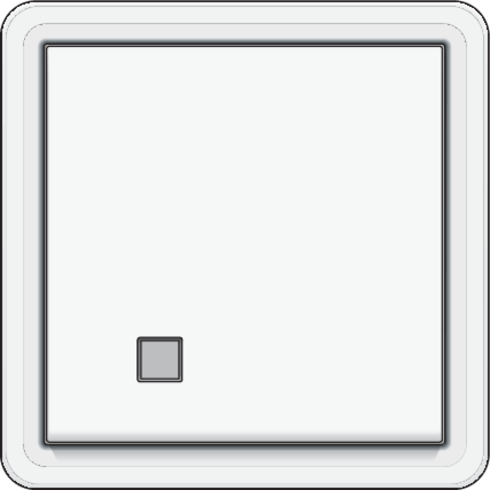 Niko 701-37600: Spuitwaterdichte wisselcontroleschakelaar 10 AX/250 Vac met transparant venster en met schroefklemmen, exclusief verlichtingselementen, wit - Image 2