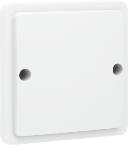 Spuitwaterdichte blindplaat, wit.