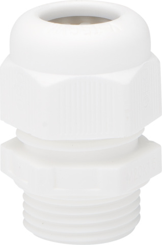 Spuitwaterdichte M20-wartel, wit