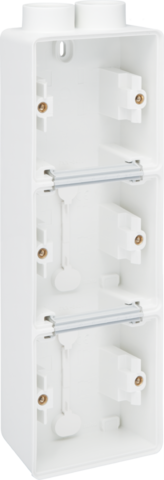 Spuitwaterdichte drievoudige verticale opbouwdoos met één tw