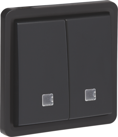 Spuitwaterdichte, verlichtbare dubbele drukknop 10 A/250 Vac