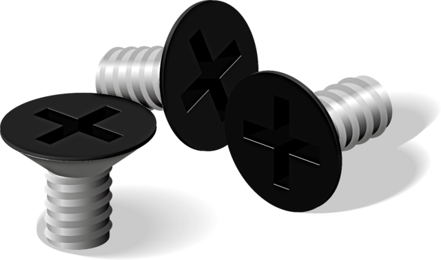 Niko 761-36099: Poedergelakte reserveschroef voor spuitwaterdichte tuinpaaltjes zwart