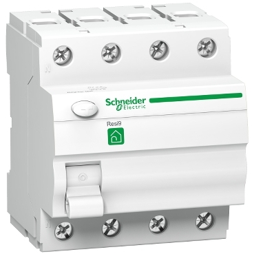 Schneider R9R01440: Resi9 Differentieelschakelaar 4P 40A Gevoeligheid=30 mA Ogenblikkelijk Type A